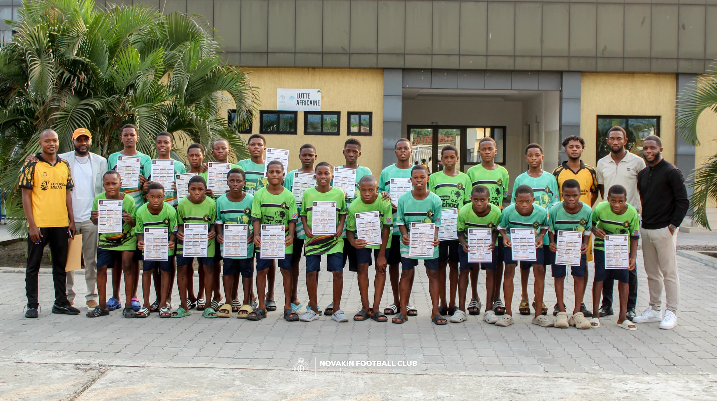CLÔTURE DE LA PREMIÈRE SESSION DE FORMATION DES JEUNES DE L'ACADÉMIE NOVAKIN FC U13